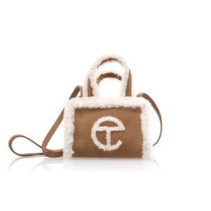 UGG x Telfar Suede Bag in Brown / Mini